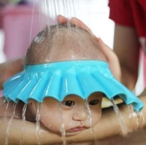 Baby Adjustable Safe Bathing Shower Cap (Buy 1 Get 1)