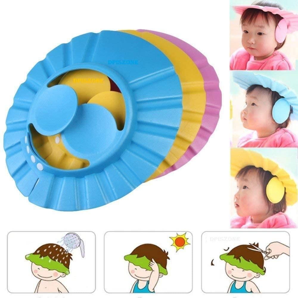 Baby Adjustable Safe Bathing Shower Cap (Buy 1 Get 1)