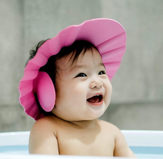 Baby Adjustable Safe Bathing Shower Cap (Buy 1 Get 1)